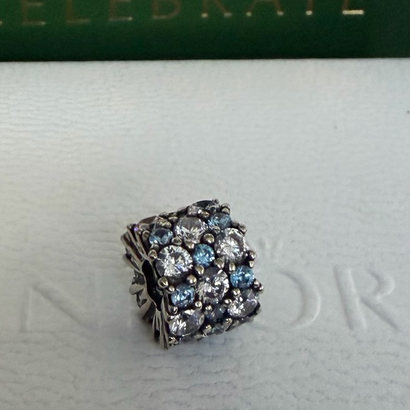 Pandora Silver Charm with Blue Accents - Picture 6 of 7